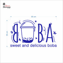 Load image into Gallery viewer, Boba Sweet and Delicious Wall Decal Decotherapy