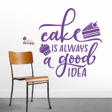 Load image into Gallery viewer, Cake Is Always A Good Idea Wall Decal Decotherapy