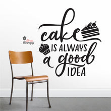 Load image into Gallery viewer, Cake Is Always A Good Idea Wall Decal Decotherapy
