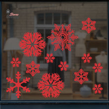 Load image into Gallery viewer, Christmas Snowflakes V1 Wall Decal Decotherapy