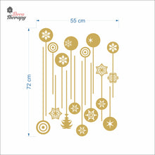Load image into Gallery viewer, Christmas Hanging Balls Wall Decal Decotherapy