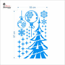 Load image into Gallery viewer, Christmas Snowflakes Sparkling Wall Decal Decotherapy