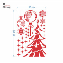 Load image into Gallery viewer, Christmas Snowflakes Sparkling Wall Decal Decotherapy