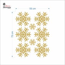 Load image into Gallery viewer, Christmas Snowflakes V2 Wall Decal Decotherapy