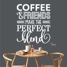 Load image into Gallery viewer, Coffee & Friends Make The Perfect Blend Wall Decal Decotherapy