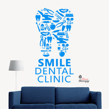 Load image into Gallery viewer, Customized Dental Clinic Name Design Wall Decal