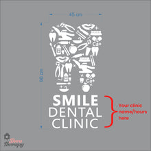 Load image into Gallery viewer, Customized Dental Clinic Name Design Wall Decal