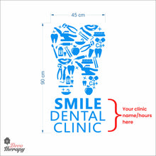 Load image into Gallery viewer, Customized Dental Clinic Name Design Wall Decal