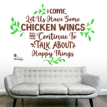 Load image into Gallery viewer, Customized Name Come Let Us Have Some Talk About Happy Things Wall Decal Decotherapy
