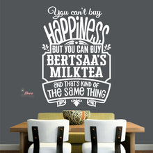 Load image into Gallery viewer, Customized Name You Can't Buy Happiness Wall Decal Decotherapy