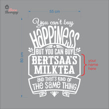 Load image into Gallery viewer, Customized Name You Can't Buy Happiness Wall Decal Decotherapy