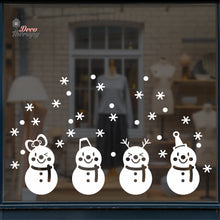 Load image into Gallery viewer, Cute Snowman Christmas Wall Decal Decotherapy