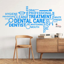 Load image into Gallery viewer, Dental Care Treatment  White Fresh Tooth Quote Wall Decal
