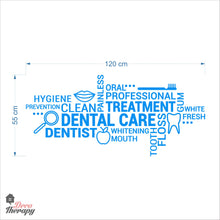 Load image into Gallery viewer, Dental Care Treatment  White Fresh Tooth Quote Wall Decal