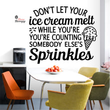 Load image into Gallery viewer, Don't Let Your Ice Cream Melt Wall Decal Decotherapy