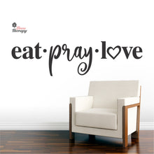 Load image into Gallery viewer, Eat Pray Love V2 Wall Decal Decotherapy