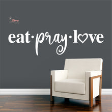 Load image into Gallery viewer, Eat Pray Love V2 Wall Decal Decotherapy