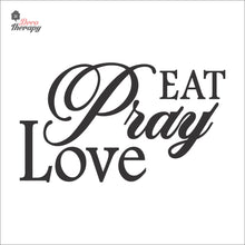 Load image into Gallery viewer, Eat Pray Love V1 Wall Decal Decotherapy