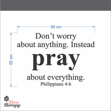 Load image into Gallery viewer, Don't Worry About Anything Pray Wall Sticker
