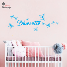 Load image into Gallery viewer, Customized Name Butterfly V1 Design Wall Sticker