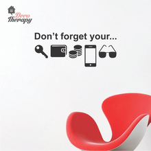 Load image into Gallery viewer, Don't Forget Your Things Wall Sticker