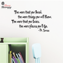 Load image into Gallery viewer, Dr Seuss The More That You Read Wall Sticker