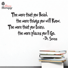 Load image into Gallery viewer, Dr Seuss The More That You Read Wall Sticker