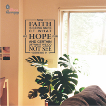 Load image into Gallery viewer, Faith Is Being Sure V2 Wall Sticker