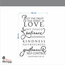 Load image into Gallery viewer, Fruit Of The Spirit Is Love Wall Sticker