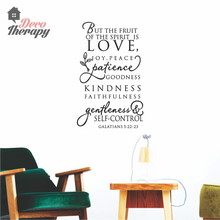 Load image into Gallery viewer, Fruit Of The Spirit Is Love Wall Sticker
