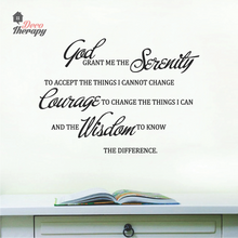 Load image into Gallery viewer, God Serenity Courage Wisdom V1 Wall Sticker
