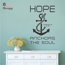 Load image into Gallery viewer, Hope Anchors The Soul Wall Sticker