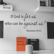 Load image into Gallery viewer, If God Is For Us Who Can Be Against Us Wall Sticker