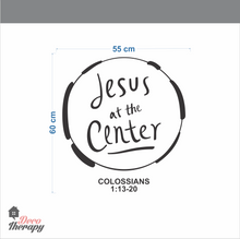 Load image into Gallery viewer, Jesus At The Center Wall Sticker
