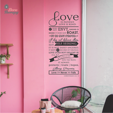 Load image into Gallery viewer, Love Is Corinthians V3 Wall Sticker