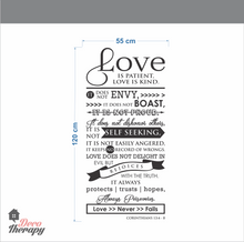 Load image into Gallery viewer, Love Is Corinthians V3 Wall Sticker