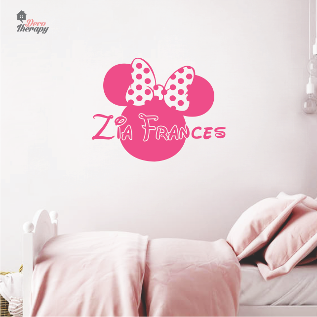 Beautiful Minnie Mouse Custom Wall Sticker Manufacturer Supplier from Delhi  India