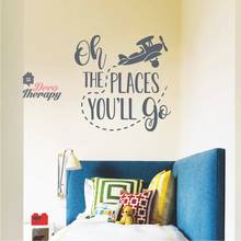Load image into Gallery viewer, Oh The Places You'll Go Wall Sticker