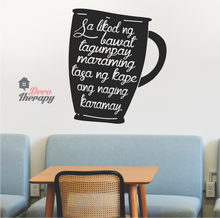 Load image into Gallery viewer, Sa Likod Ng Bawat Tagumpay - Cup Wall Sticker