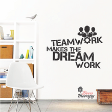 Load image into Gallery viewer, Teamwork Dreamwork Wall Sticker