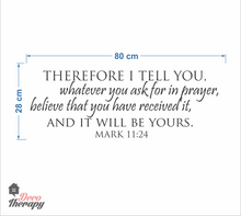 Load image into Gallery viewer, Therefore I Tell You Wall Sticker