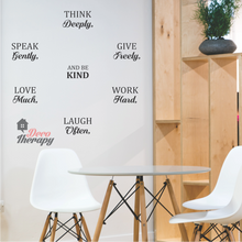 Load image into Gallery viewer, Think Deeply Speak Gently Wall Sticker