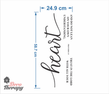 Load image into Gallery viewer, Trust In The Lord With All Your Heart Wall Sticker