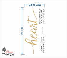 Load image into Gallery viewer, Trust In The Lord With All Your Heart Wall Sticker