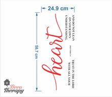 Load image into Gallery viewer, Tust In The Lord With All Your Heart Wall Sticker