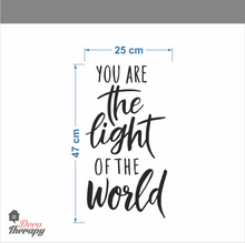 Load image into Gallery viewer, You Are The Light Of The World Wall Sticker
