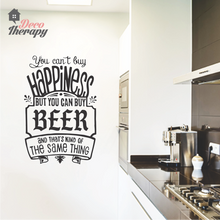 Load image into Gallery viewer, You Can't Buy Happiness Beer Wall Sticker