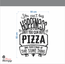 Load image into Gallery viewer, You Can't Buy Happiness Pizza Wall Sticker