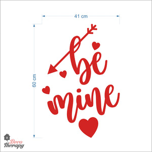 Be Mine Wall Decal Decotherapy