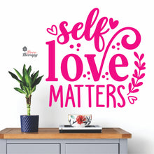 Load image into Gallery viewer, Self Love Matters Wall Decal Decotherapy